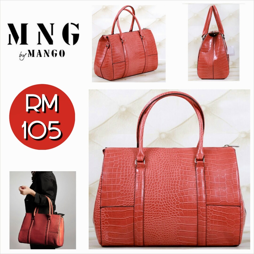 mango mini croc effect purse