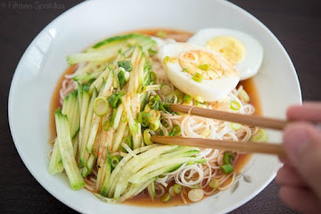 Cold Asian Noodles with Cucumber