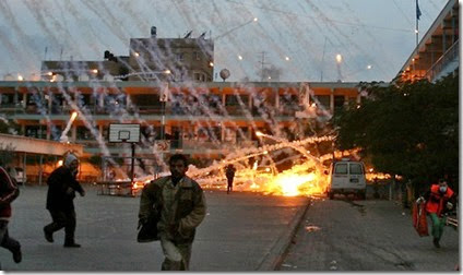 bombardeo fosforo Gaza