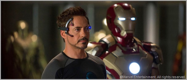 Robert Downey Jr. as Tony Stark. CLICK to visit the offical IRON MAN 3 site.