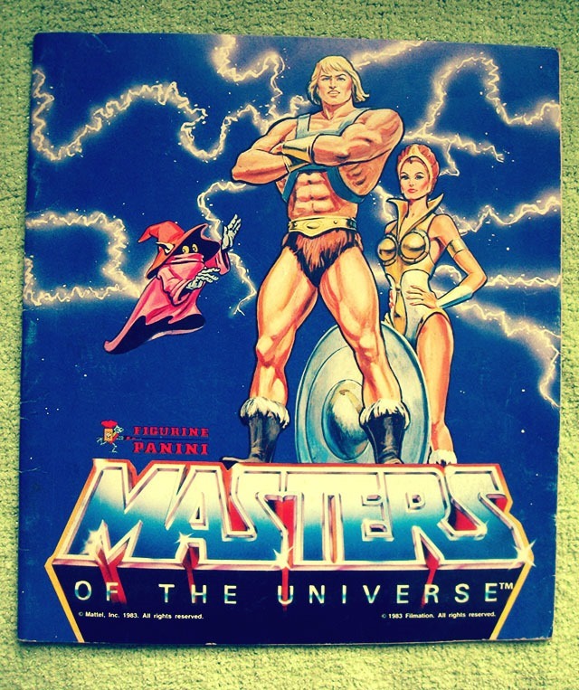 Masters Of The Universe Sticker Book Front