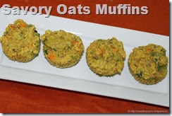Savory Oats Muffins