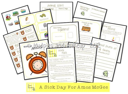Book Ideas for A Sick Day For Amos McGee