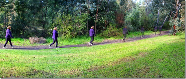 Walking multi-exposure created with autostitch