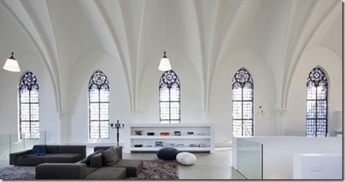 Gothic-Church-Turned-into-White-Contemporary-Home-in-2009-Book-Rack-800x421