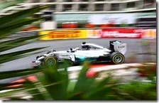 Hamilton nelle prove libere del gran premio di Monaco 2014