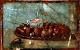 Fresco de Pompeya - Bodegn con higos