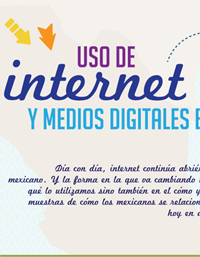 [Infografía] Uso de internet y medios digitales en México