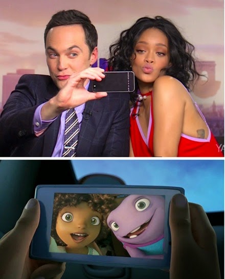 jim parsons and rihanna voice tip and oh in HOME
