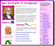 Reading Planet – Kids Books’ Authors – This website gives information about all of the best kids’ authors and illustrators.  The information is written in interview format, which is a great for introducing kids to different reading formats.