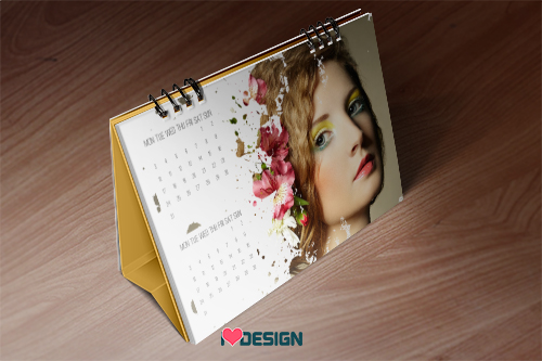 Mockup lịch bàn Mockup lịch bàn