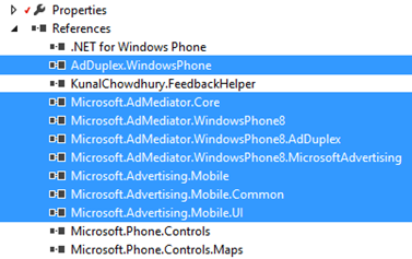 Added Service References in your project by selected AdMediator services (www.kunal-chowdhury.com)