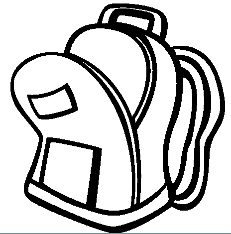 MOCHILAS DIBUJOS PARA COLOREAR