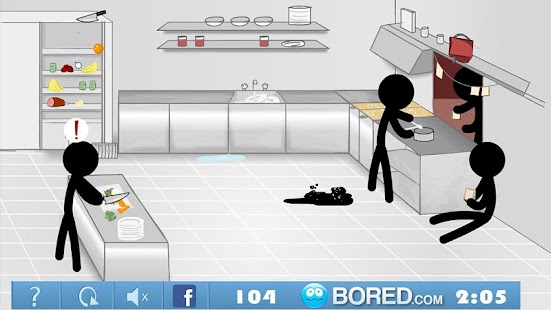 Lastest Stickman Click Death Kitchen APK for Android