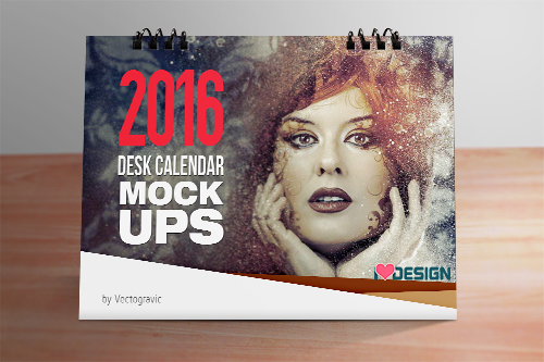 Mockup lịch bàn Mockup lịch bàn