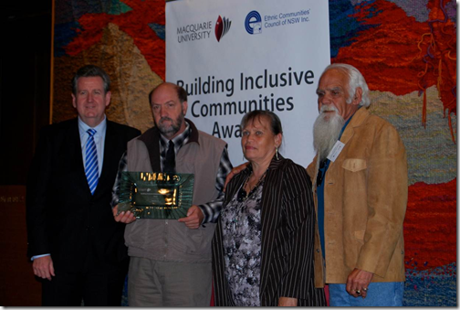Tingha Bob Neville building Inclusive Communities Award