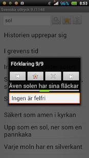 Svenska uttryck Test Screenshots 1