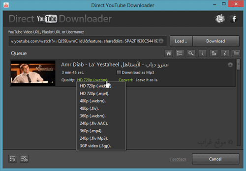 Direct Youtube Downloader