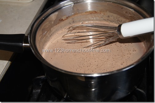 Reduce mixture to 1/2 of it's volume Reduce mixture to 1/2 of it's volume