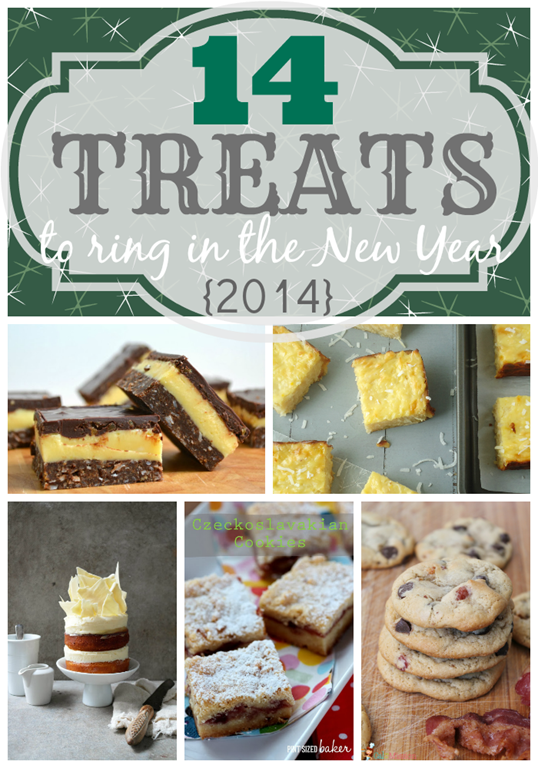 14 Treats to Ring in the New Year With #features #gingersnapcrafts #newyears #recipe