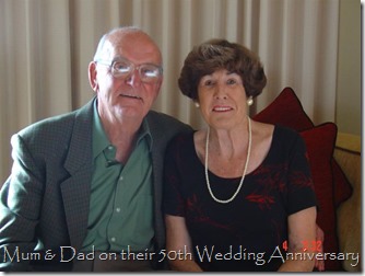 Mum and Dad 50th wedding Anniversary
