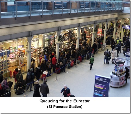 Eurostar queue