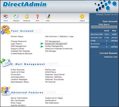 DirectAdmin