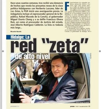 LA "RED ZETA" DE ALTO NIVEL ACTUALIZACION OSORIO+CHON