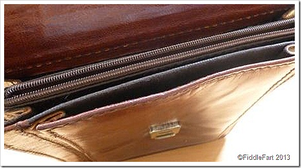 Vintage leather document case