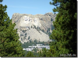 Sept 1, 2012: Mt Rushmore from the 3rd tunnel on the Iron Mtn Road