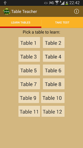 Table Teacher - Learn Tables