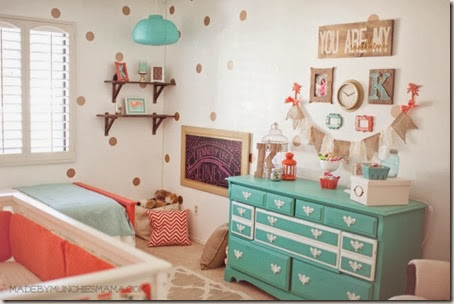mint and coral nursery