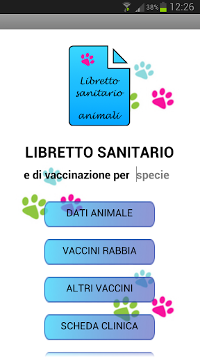 Libretto sanitario animali