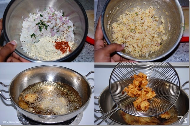 Rice pakoda process