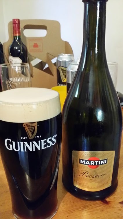 Guinness and Prosecco Party - Courtesy of of Trish and John