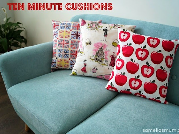 Ten Minute Cushions {Tutorial}