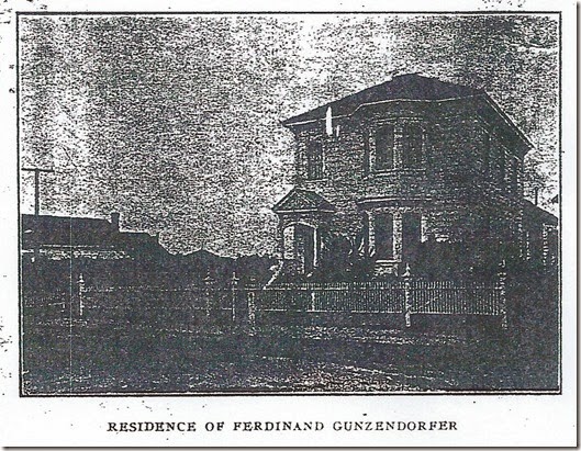 Residence of F Gunzendorfer