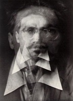 Alvin Langdon Coburn - Vortograph of Ezra Pound - (1911)
