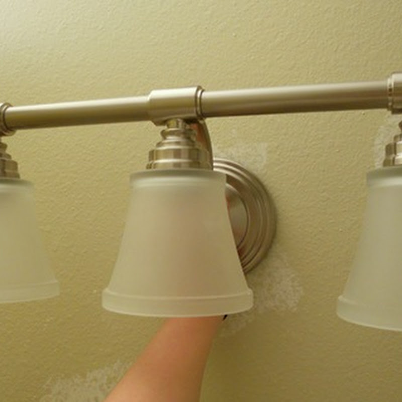 Newcomb Home An Easy Way To Hang A Light Fixture Between Studs Light Fixture Between Studs, How Do You Install A Bathroom Light Fixture Without Junction Box