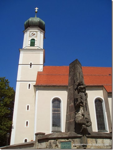 Oberammergau. Pfarrkirche St Peter und Paul - P9060311