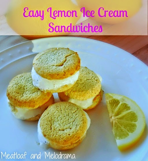 lemon ice cream sammys