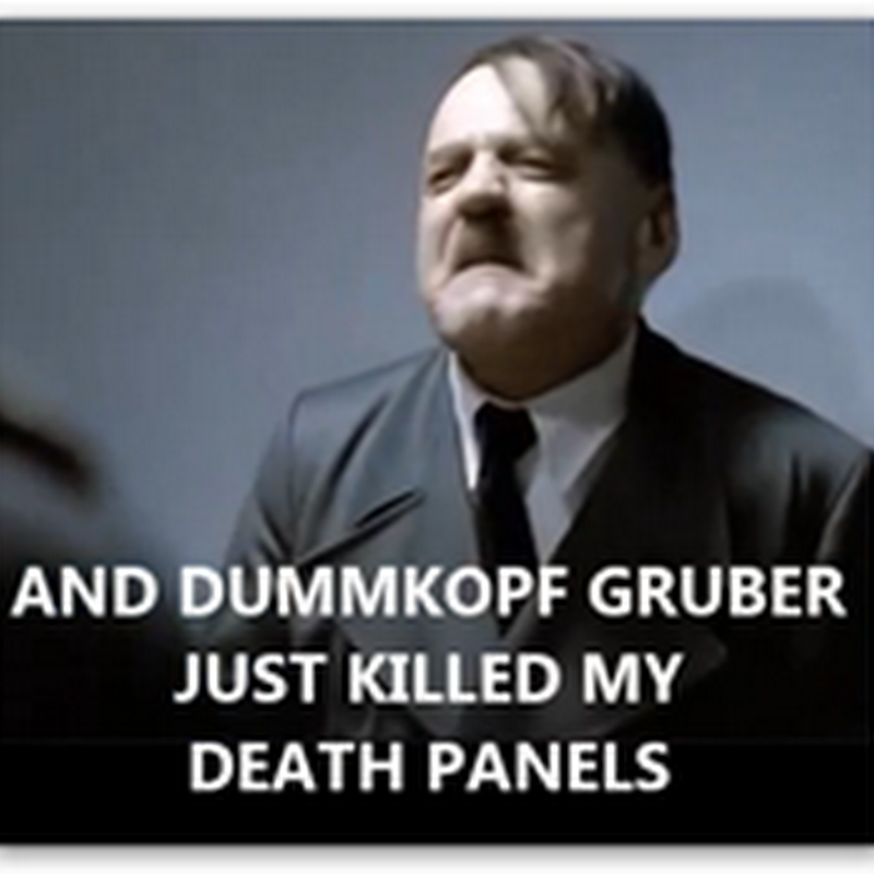 Hitler Finds Out It Was Gruber Who Spilled the Beans On Obamacare (video-humor)