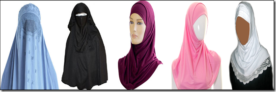 types of veil