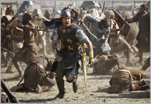 Christian Bale as Moses in EXODUS GODS & KINGS