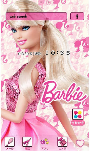 Barbie Photo for[+]HOMEきせかえテーマ