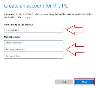 Cách thêm tài khoản Local Account trên Windows 10