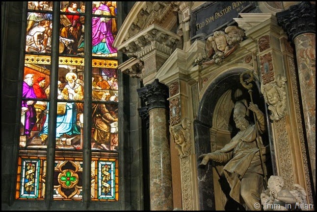 Milan Duomo La cappella di san Giovanni il Buono