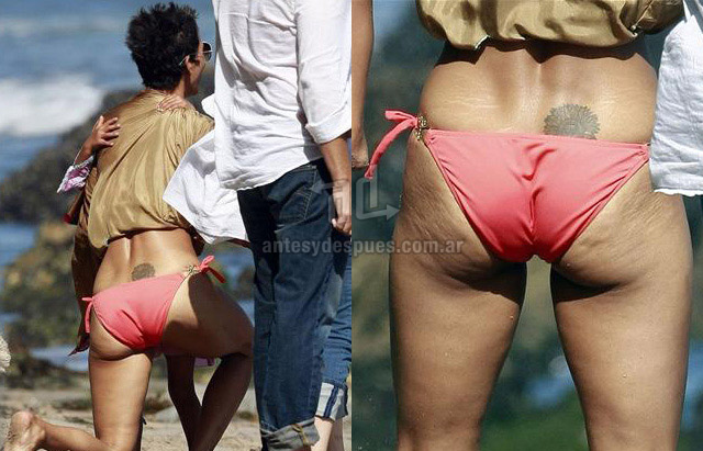 Cellulite of Halle Berry