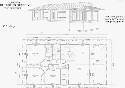 House Plans with Lanai