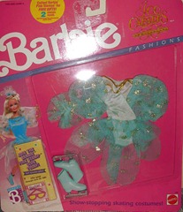 Barbie Ice Capades Show Outfit Blue 1989